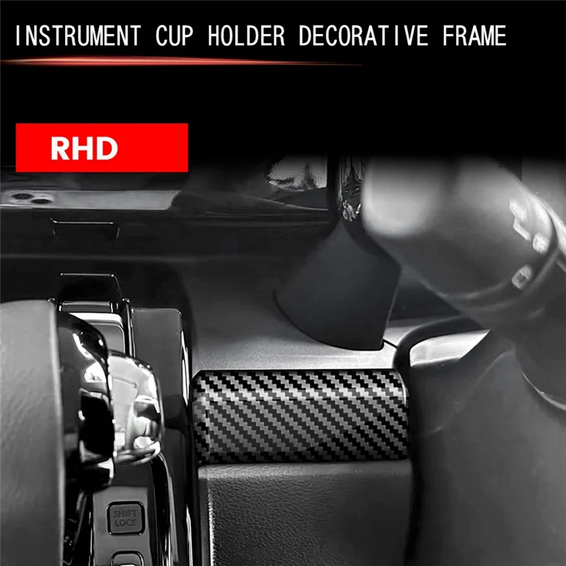 

High Quality Car Center Trim Dashboard Water Cup Holder Trim Sticker For Suzuki SPACIA/SPACIA Custom MK04 Series RHD