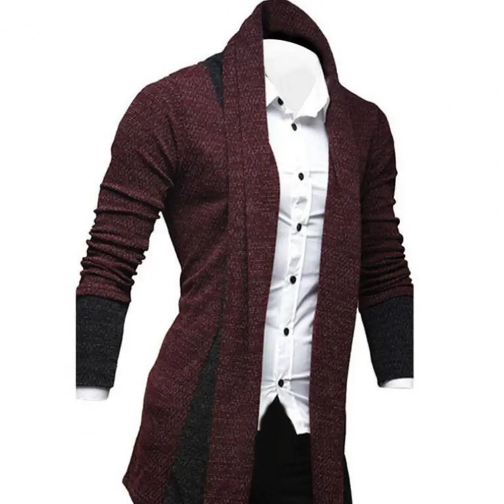 Cardigan à manches longues pour hommes, manteau pull, doux pour la peau, coupe At, confortable, coréen, hiver