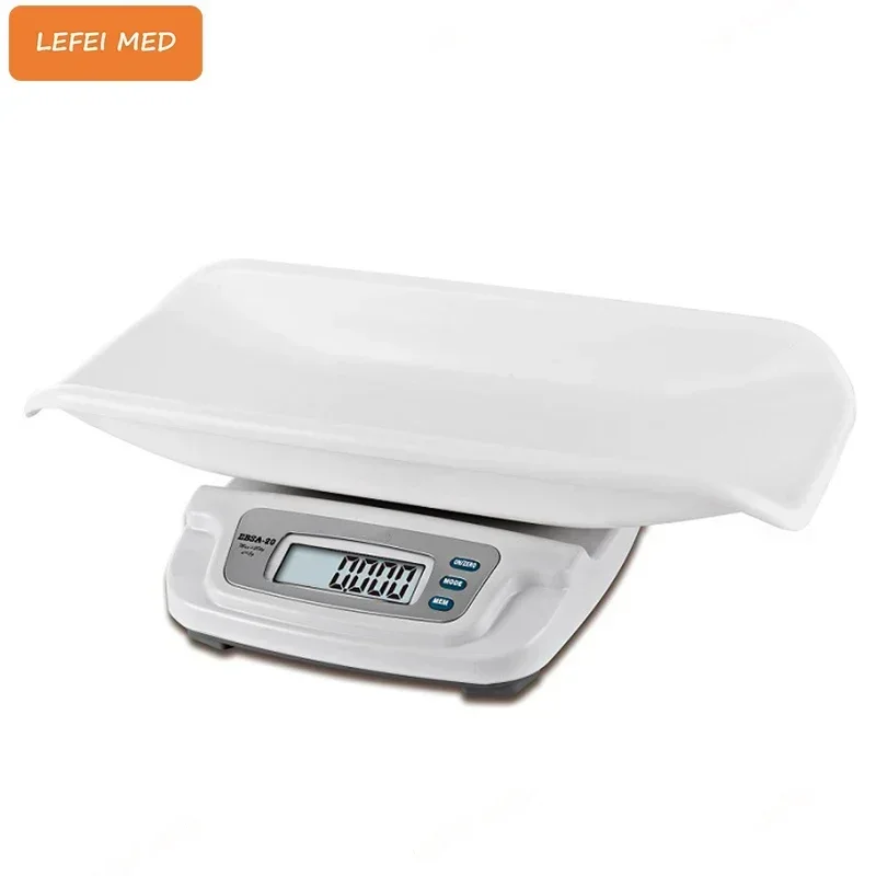 2026/LF9122C High Precision 20KG White Measure Infant Electronic Weighing Digital Baby Scale view 2
