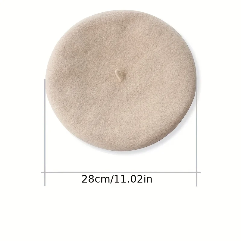 Men's Wool Beanie Retro Winter Professional Casual Wear Warm Hat for Weather Office & Outdoor Activities