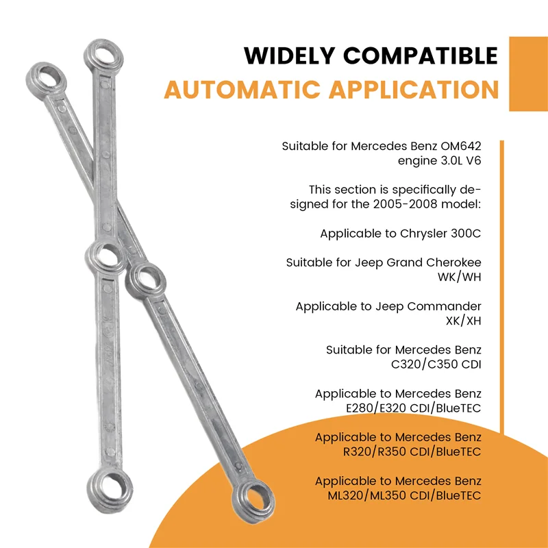 6420903237 Intake Manifold Runner Connecting Rods Aluminum For Mercedes 3.0L V6 OM642