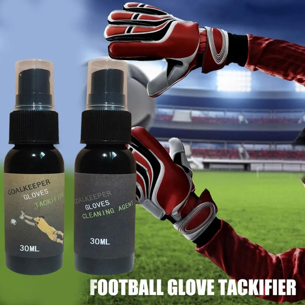 

30ml Goalkeeper Glove Football Grip Spray For Goalkeeping Gloves Non-slip Enhanced Sticky Baseball Replacement Glove Glue B2L2