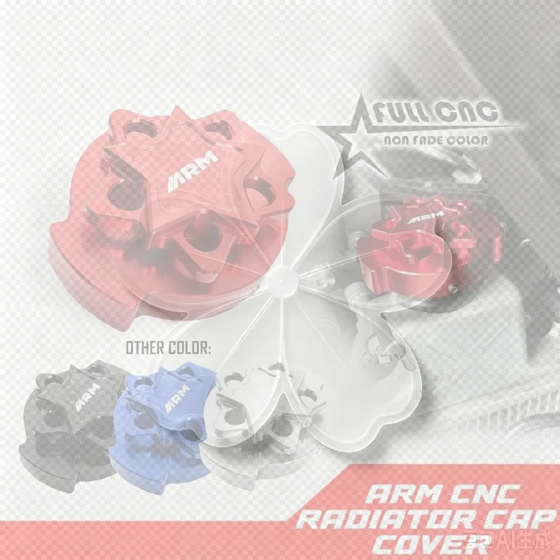 Motorcycle Radiator Cap Cover CNC Machined Radiator Cover Aluminum Radiator Cap For PCX For CLICK For NMAX And For AEROX