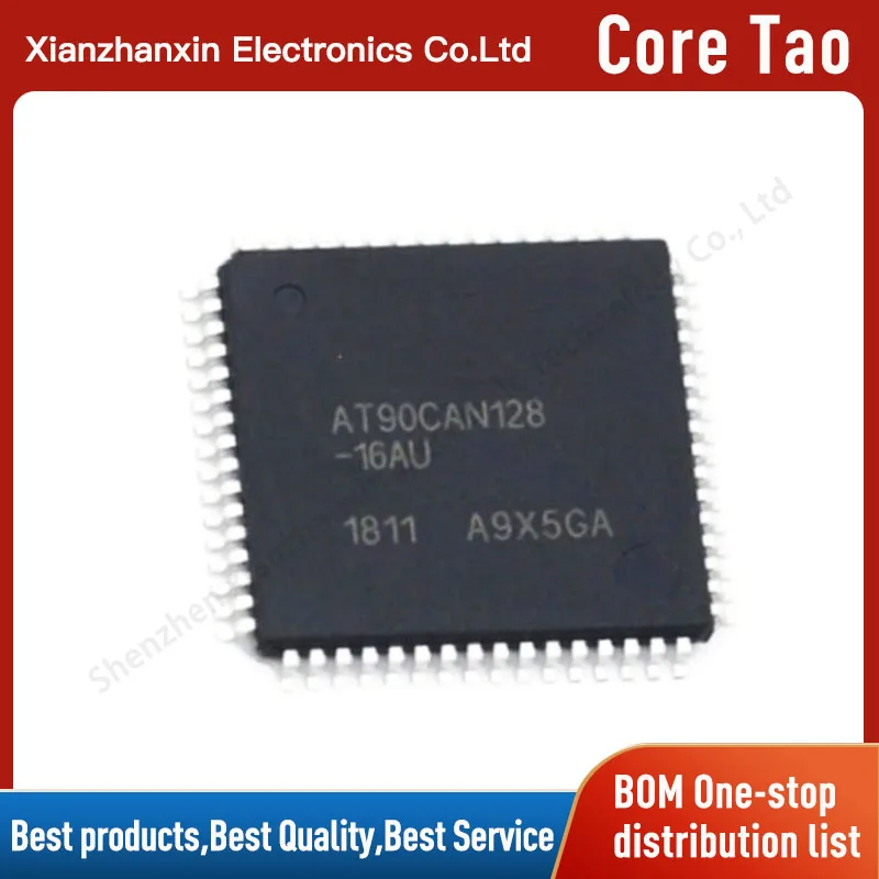 

1PCS/LOT AT90CAN128-16AU AT90CAN128 TQFP-64 Embedded microcontroller ics in stock