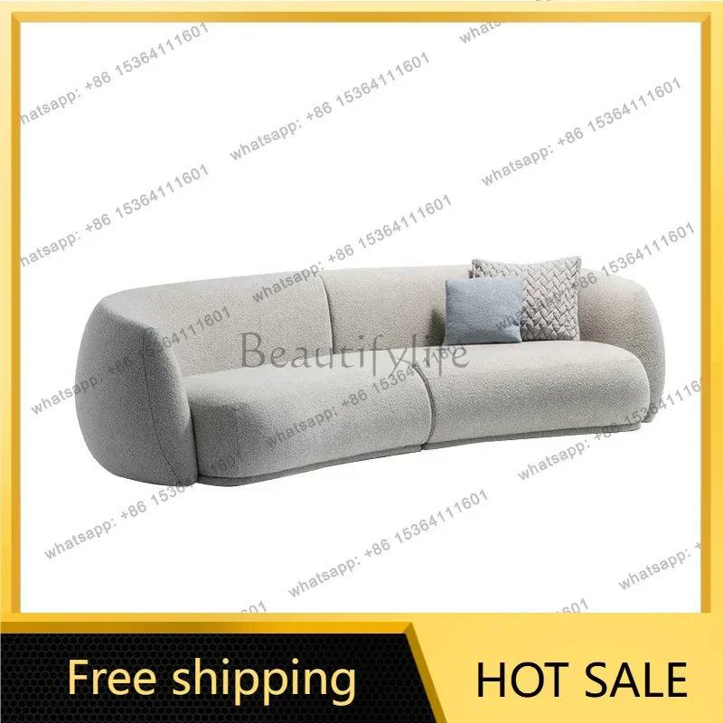 Background Lazy Sofa Minimalist Luxury Comfortable Relaxing Sofa Living Room Elegant Modern Canape