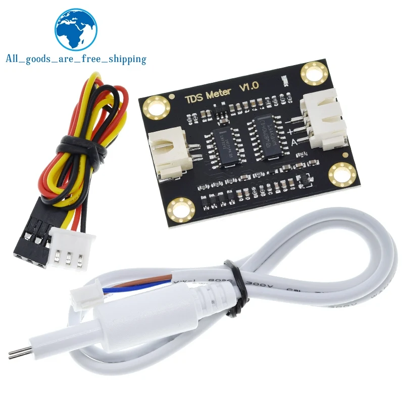 TDS Sensor Meter V1.0 Board Module Water Meter Filter Measuring Water Quality For Arduino UNO R3