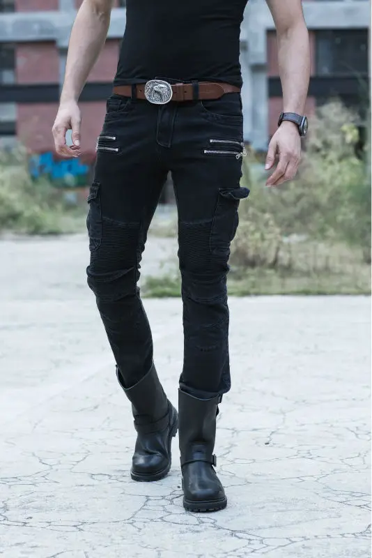 

Uglybros женские мотопоны для отдыха мотоциклетные джинсы брюки для верховой езды мотоциклетные брюки на молнии дизайн с защитой