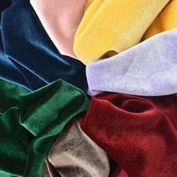 50cm/pcs Velvet Fabrics Stretch Tight Fabric Short Fleece Soft Sofa Throw Pillow Chair Cover Fabric DIY Upholstery By The Meter