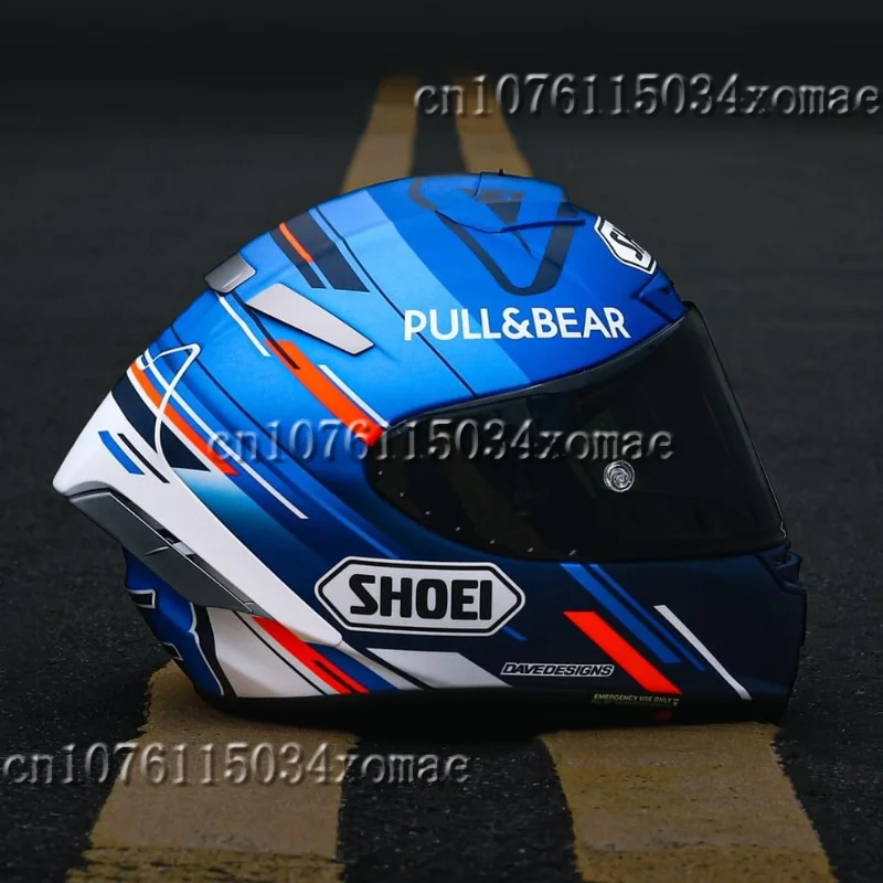 SHOEI X-14 Helmet Alex 73 TC-02 X-Fourteen X-Spirit III Full Face Helmet Sports Racing Motorcycle Helmet