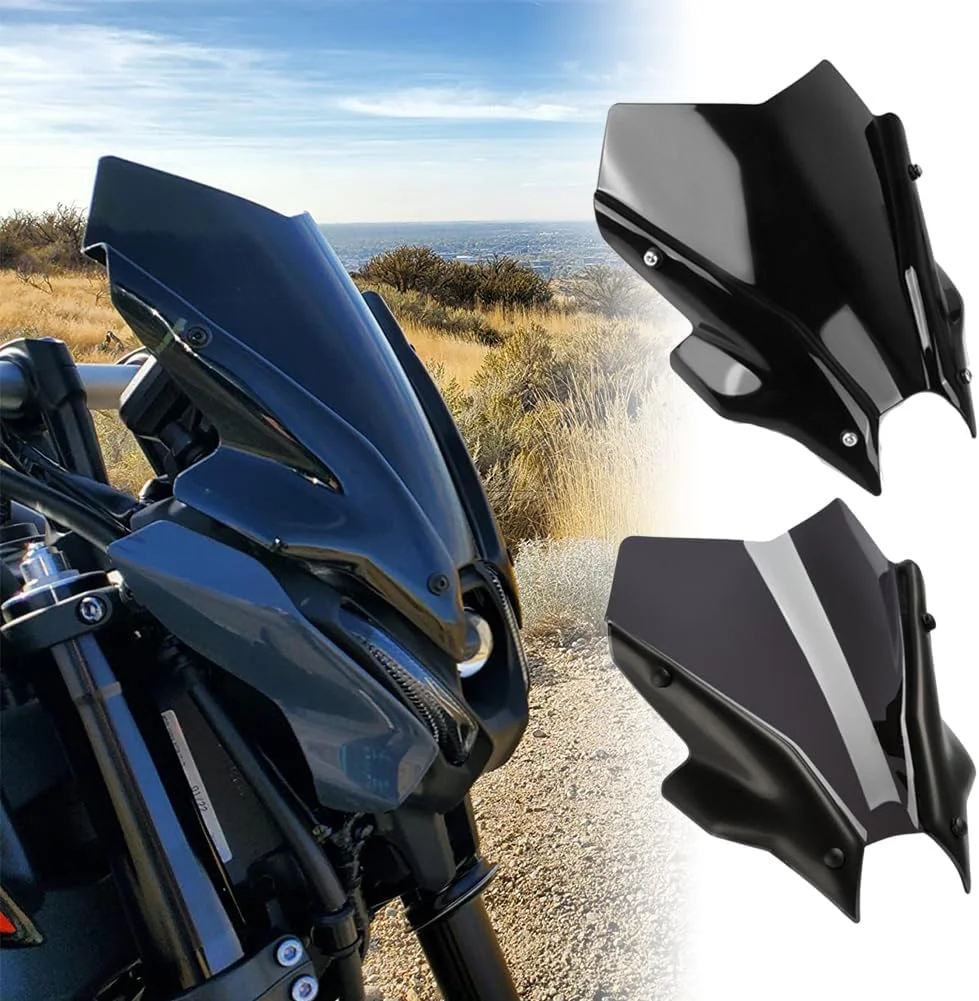 For YAMAHA MT-09 FZ-09 MT09 FZ09 2021 2022 2023 2024 Motorcycle Sport Windshield Visor Windscreen Wind Deflector Shield Screen