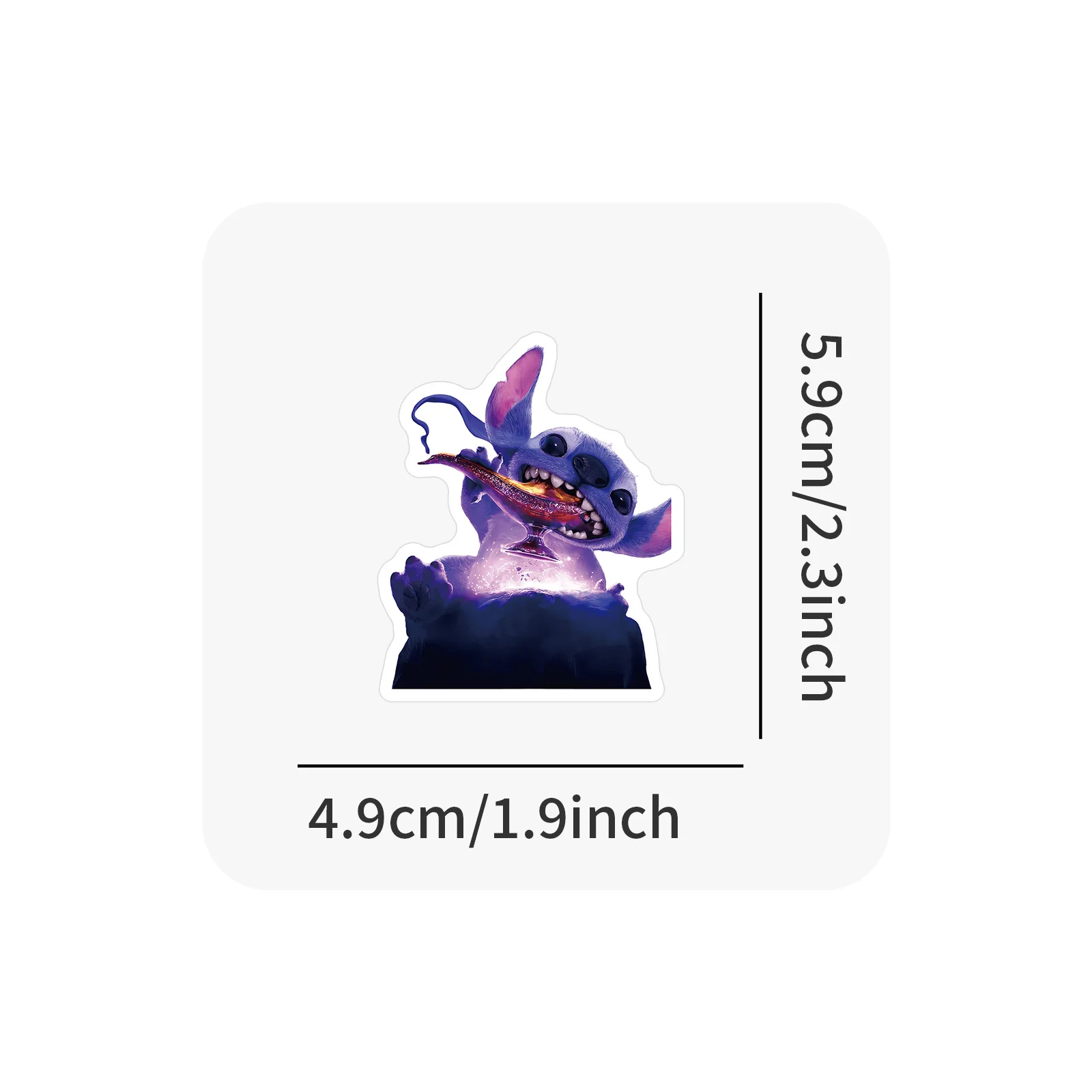 

10/30/53PCS New Stitch Cute Cartoon Doodle Stickers Waterproof Decals Children Toys Gift Creative Decoration DIY Pencil Box