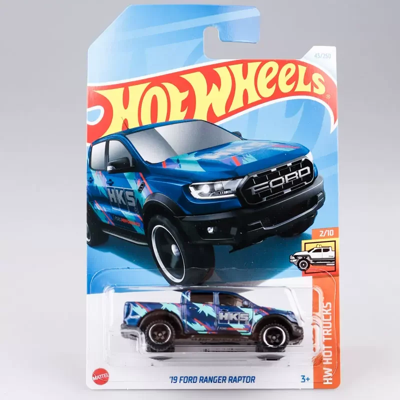 2024B Original Hot Wheels Car 19 Ford Ranger Raptor Children Toys for Boys 1/64 Diecast Alloy Voiture Hot Trucks Birthday Gift