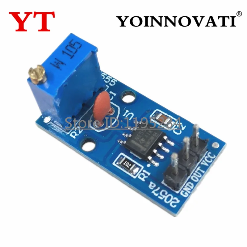 1pcs - 100pcs NE555 Adjustable Frequency Pulse Generator Module For Arduino Smart Car