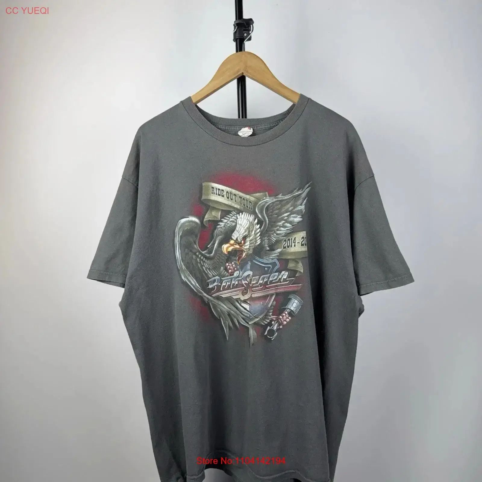 Bob Seger The Silver Bullet Band Final Tour Vintage T Shirt Men s XL XXL Size vintage Washed Soft Breathable Versatile homme