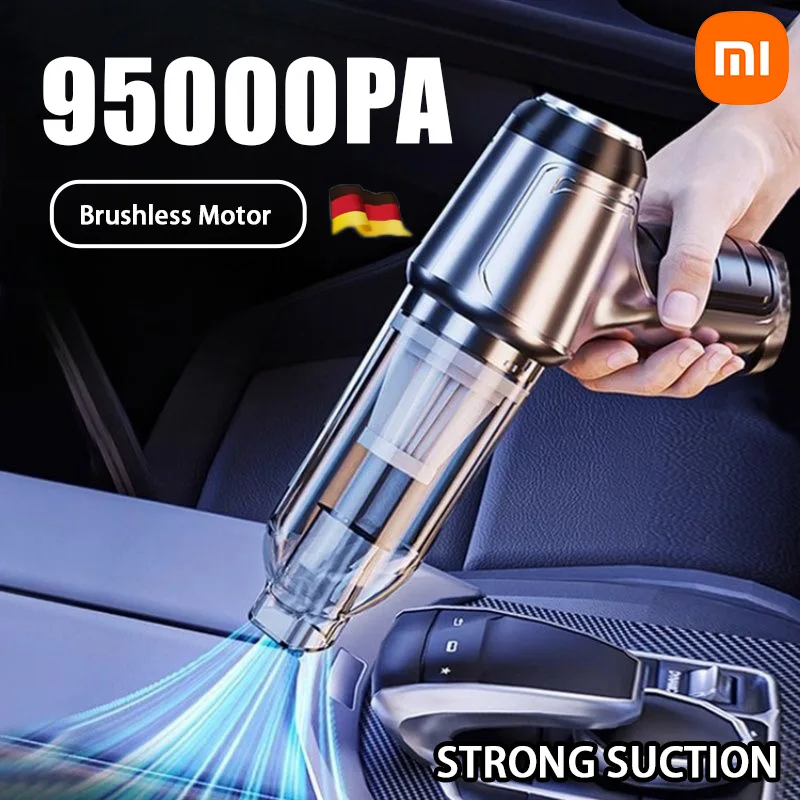 Xiaomi Car Vacuum Cleaner Powerful Wireless Vacuum Cleaner 95000PA Strong Suction Handheld Vehicle Vacuum Cleaner for Car