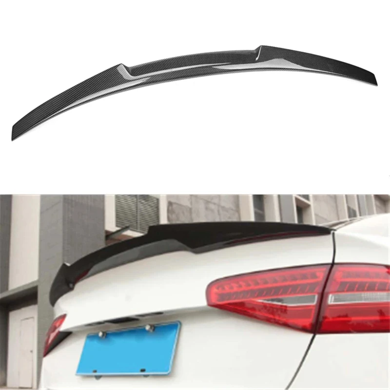 

Carbon Fiber M4 Style V Style Rear Trunk Spoiler Tail Boot Wing for Audi A6 C7 2013 2014 2015 2016