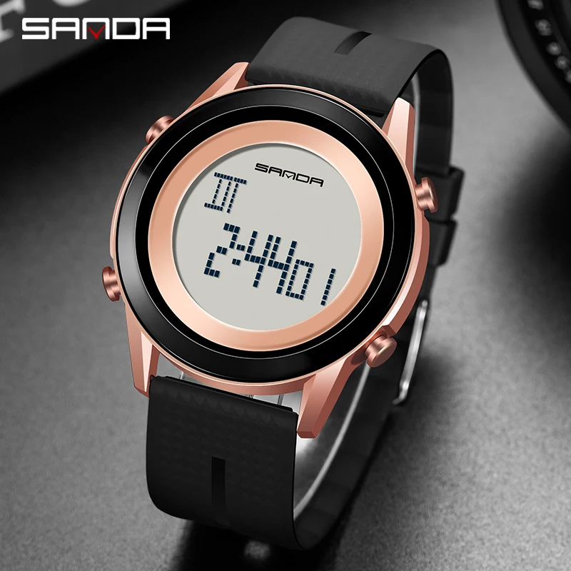 

2021 New Men Outdoor Sport Wrist watches LED Digital Watch Waterproof Male Women Multifunction Electronic Clock Fit Student Boy