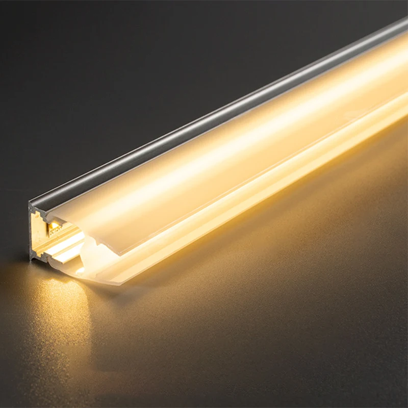 Szafka LED warstwa lampa na barek klip 8-12mm grube szkło Panel schładzacz do wina zestawy garażowe prezentacja półka podświetlenie aluminium profil