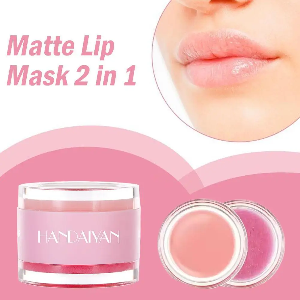 

Double Effect Lip Exfoliator Scrub & Moisturizer Remove Dead Skin From Dry Chapped Lips Nourishes Soften & Hydrates Lip Care