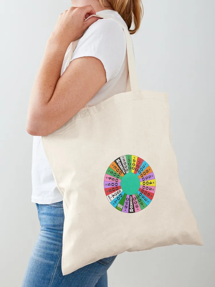 Wheel! of! Fortune! Tote Bag Shopper handbag eco bag folding tote bag women Lady Canvas Tote