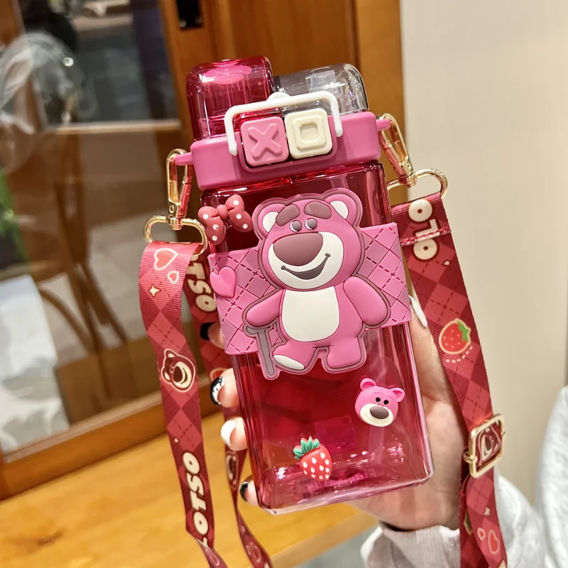 

Детские чашки с героями Диснея, мультфильмов, лотсо, специальный чайник из тритана для школы, портативная пластиковая чашка, детская бутылка для воды для школы