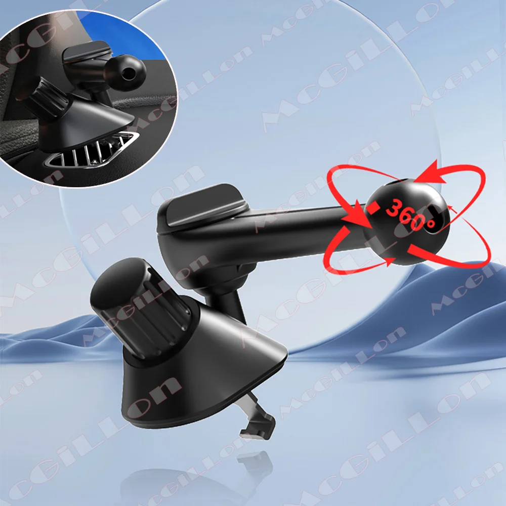 

17mm Ball Head Car Air Vent Clip for Car Phone Holder Mount Universal Car Air Outlet Hook Clamp for Mobile Phone GPS Brackets