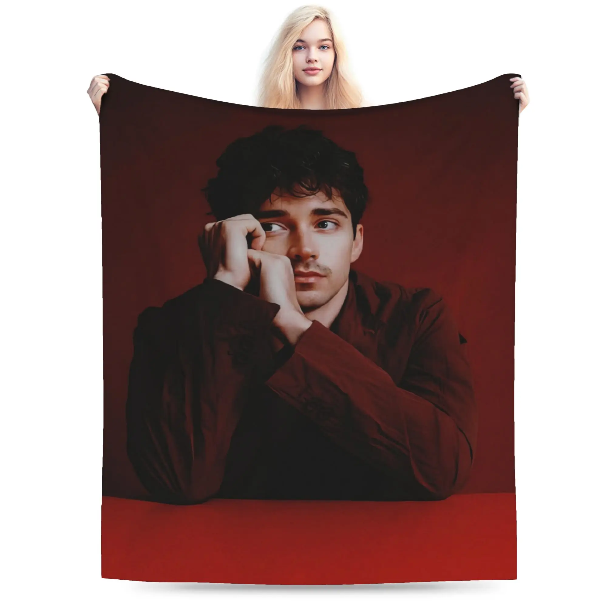 C-Charles L-Leclercs Blanket  Decorative Flannel Bedding Throws For Home Decor Soft Customized Quality Bedspread Gift Idea