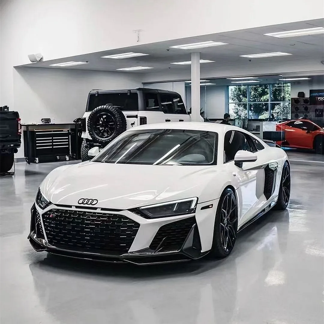 Autoteile Karosserie-Kit Für Audi R8 Altes Upgrade Neuer Look 2021 Style Front Stoßstange Und Hecks Toß Stange Für R8