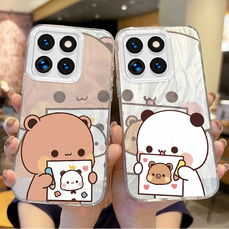 Cute BuBu DuDu Couple Cartoon Phone Case For Xiaomi 15 Pro Case Poco X6 X3 F6 M6 M4 Pro C75 13T 14T 11X 11 Lite Shockproof Cover