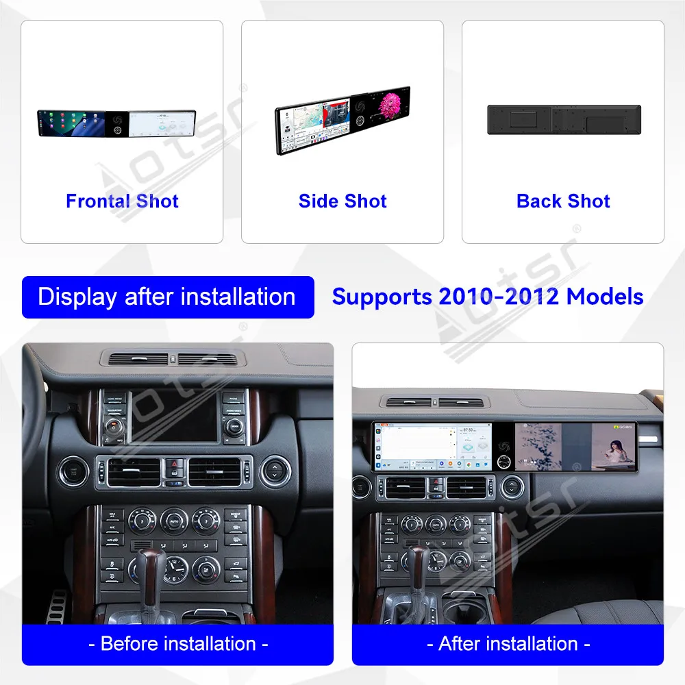 For Land Rover RangeRover Executive 2010-2012 Android 13 OS 12.3