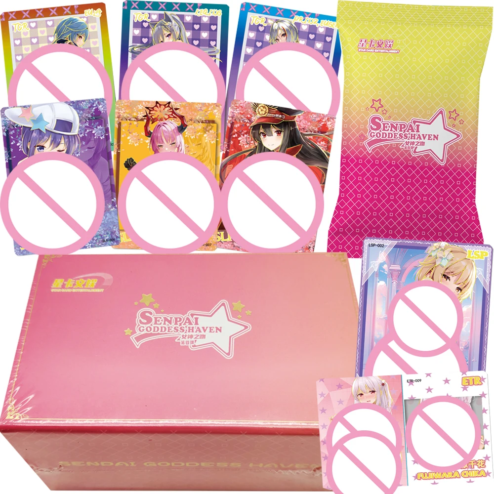 

Goddess Haven Collection Cards Booster Box Anime Pretty Girl Christmas Series Sweet Lovely Surprise Cards Peripheral Toy Gifts