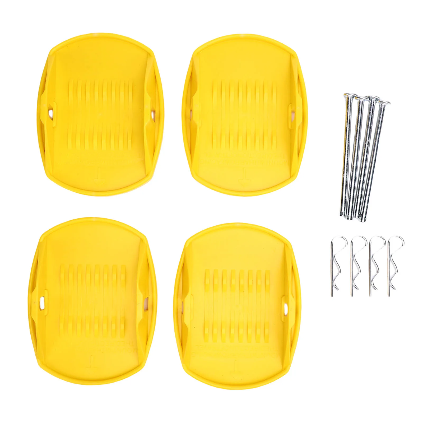 

4 шт. подушечки для ног для дома на колесах, сверхмощные подушечки для ног для автофургонов, стабилизаторы, подушечки для кемпинга, транспортных средств, дорожных аксессуаров для прицепов