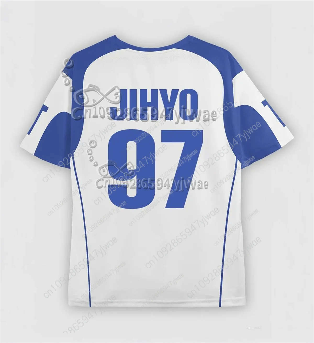 Camiseta Unisex 2026, Diseño en Contraste Azul y Blanco, Estilo Casual, para Fans de Música Kpop y Pop, Regalo para Hombres y Mujeres