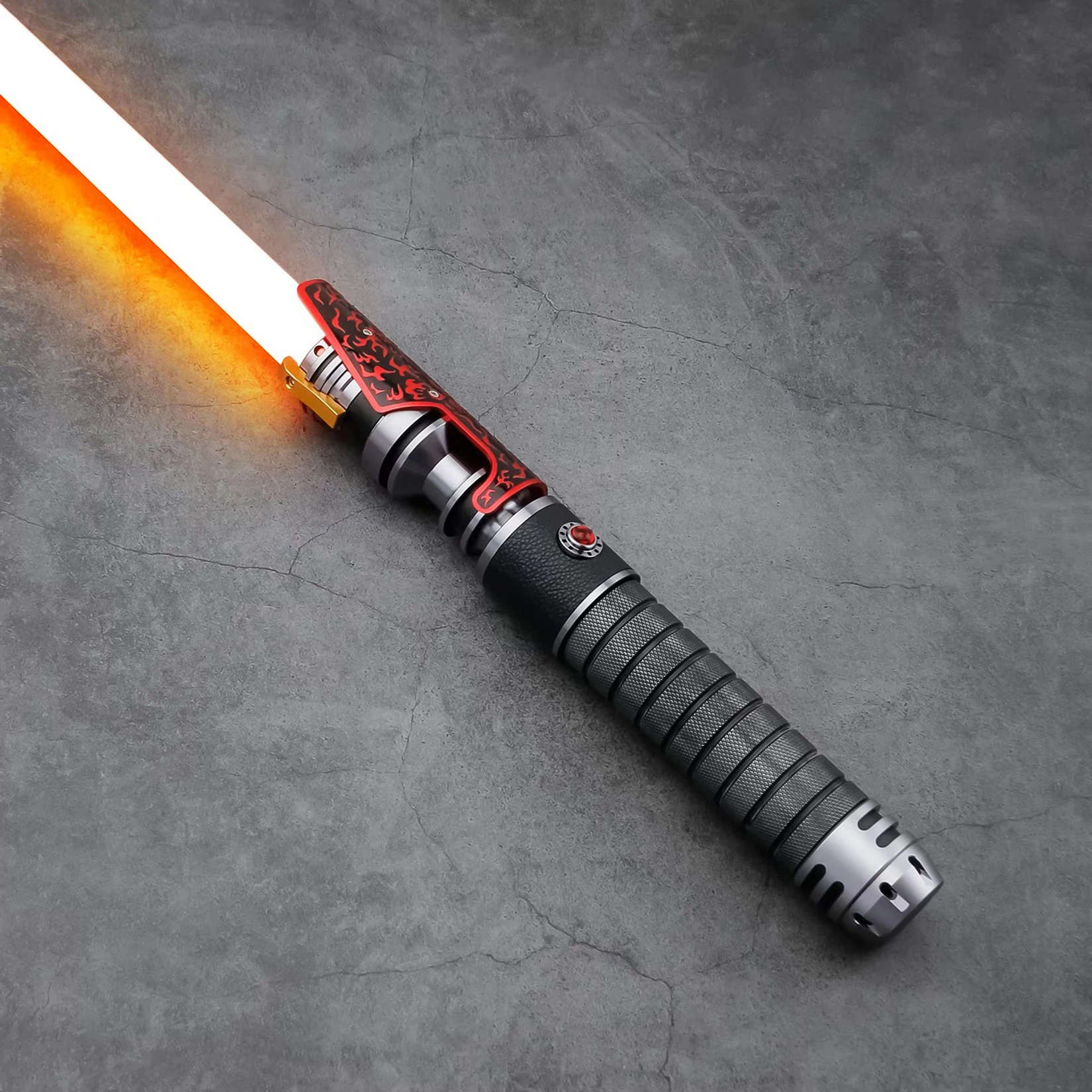 TXQSTUDIO Relic Hunter RGB Neopixel sabre Laser poignée en métal Bluetooth pour épée Laser de duel balançoire lisse pour jouet de Cosplay adulte