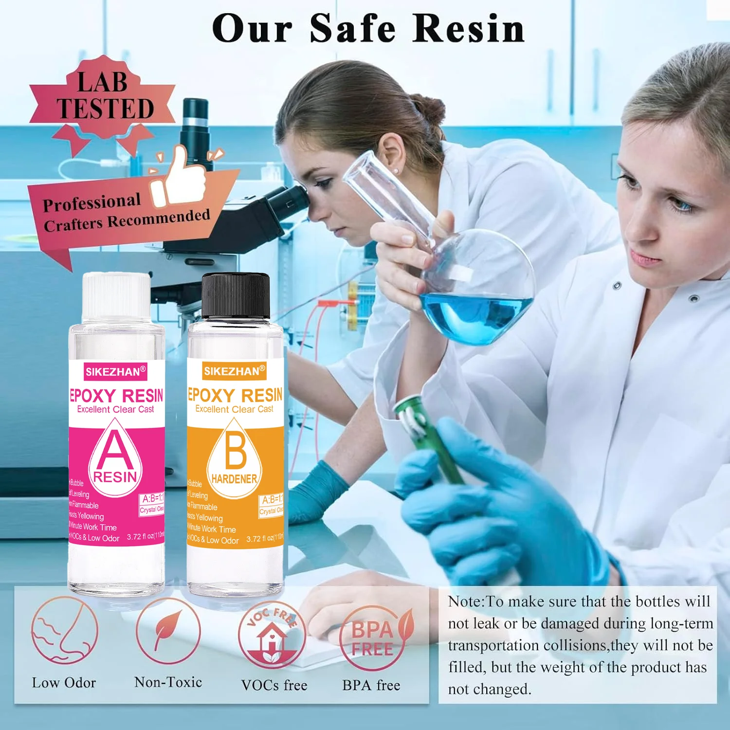 SIKEZHAN Epoxy Resin Kit Cryst - Resin Art Ratio recension och pris