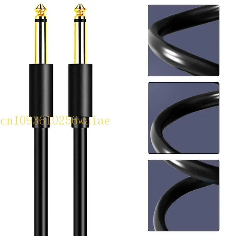 

652F Professional 6,35 мм звуковой кабель с монопровообразными кабелями кабеля Sound Mixer Cable для гитарного усилителя и