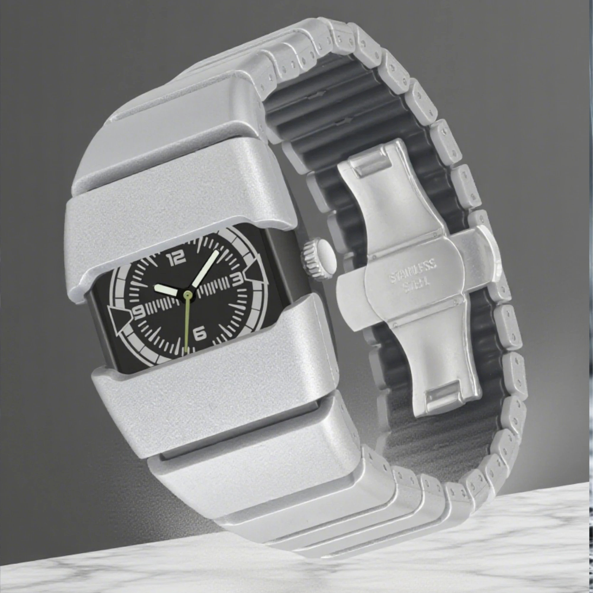 Y2K Millennium Special-Shaped Pre-Owned Original Design Watch Men's and Women's American Trend Quartz Watch