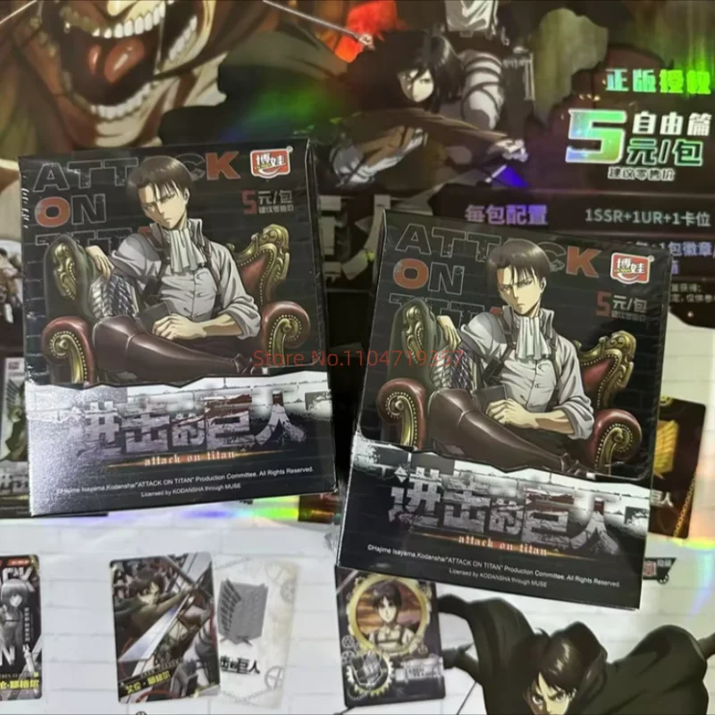 

Original genuine Attack on Titan Card Freedom Chapter Allen's Corps Immortal Epic Final Battle Anime Collection Card Gifts Toys