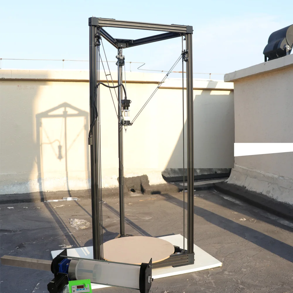 

TC500 2L clay ceramic delta 3D printer KIT DIY with a inner diameter of 85mm barrel piston pusher