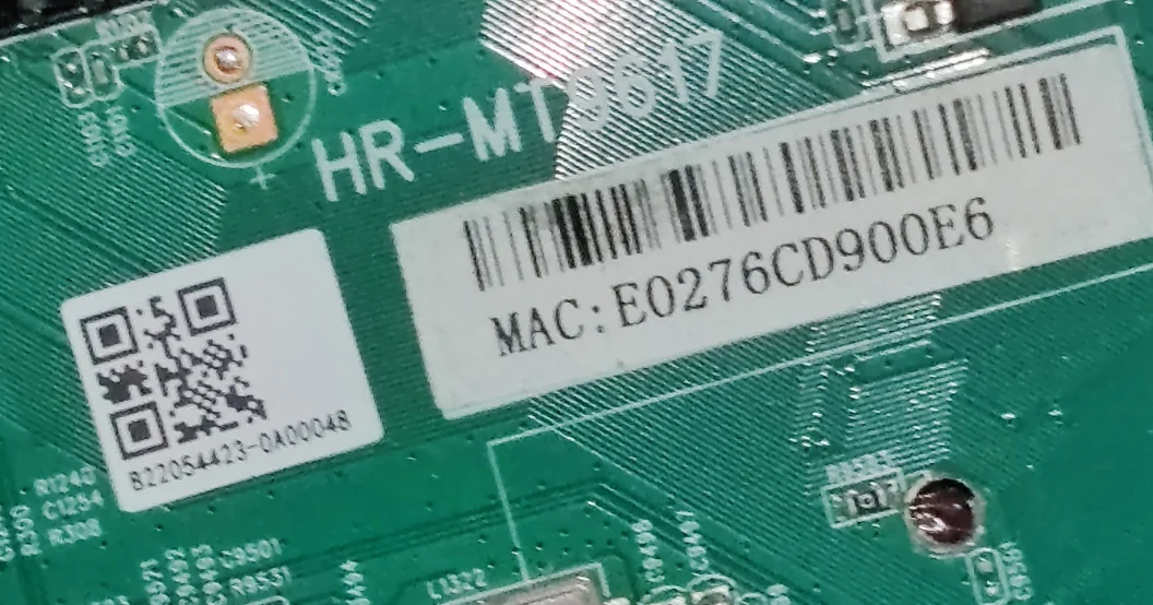 HR-MT9617   B22054423-0A00048   LEDWiFi network TV motherboard, tested well, physical photo