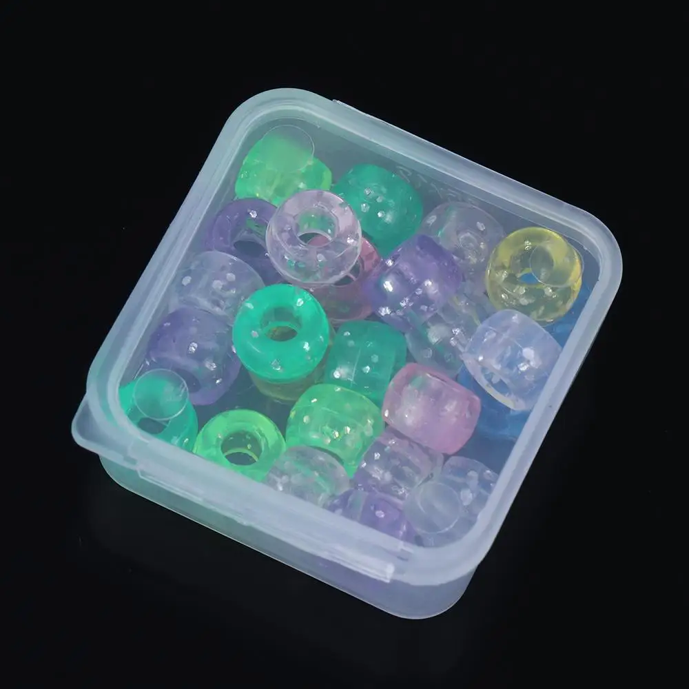 Small Storage Box Clear Transparent Plastic Beads Container Jewelry Organizer Case Pill Chip Nail Art Screw Storage Container