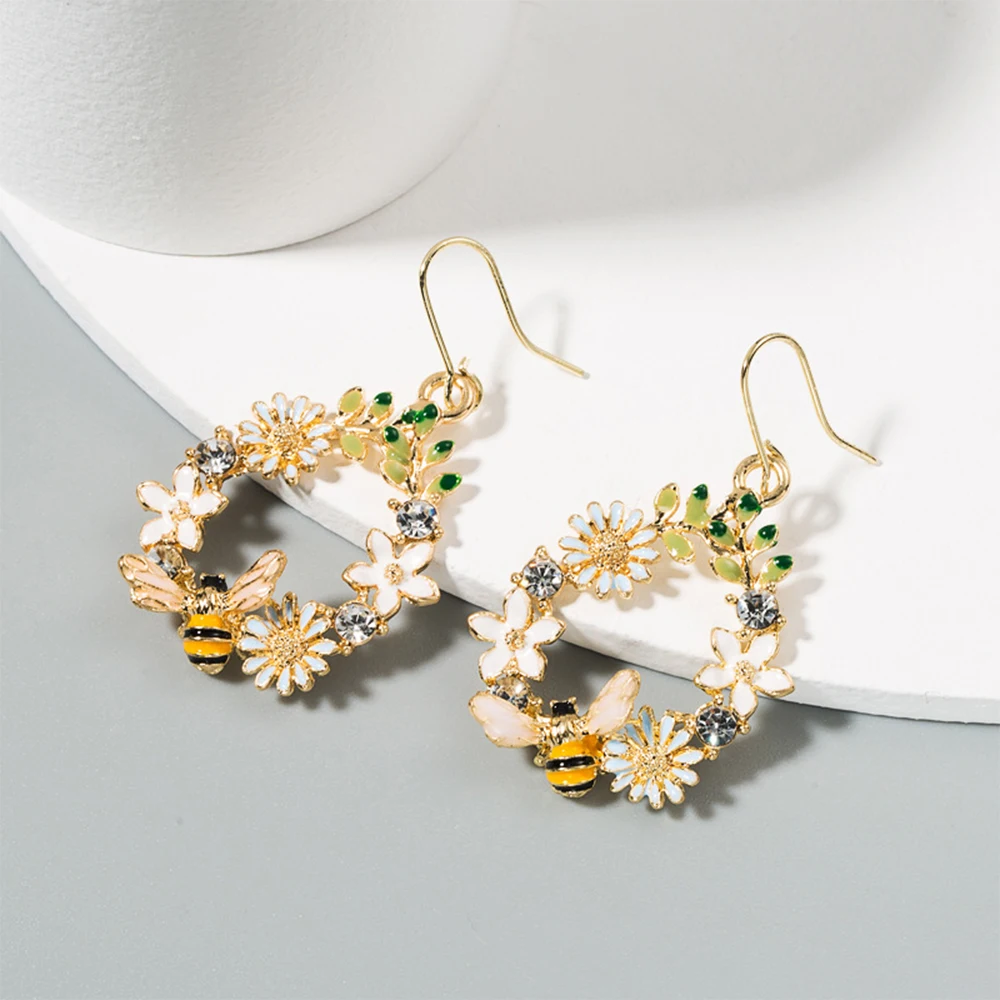 

Newest Fashion Jewelry Drop Earrings Set Bohemia Colorful Round Earrings for Girls Design Trendy Daily Wedding Classics Gifts