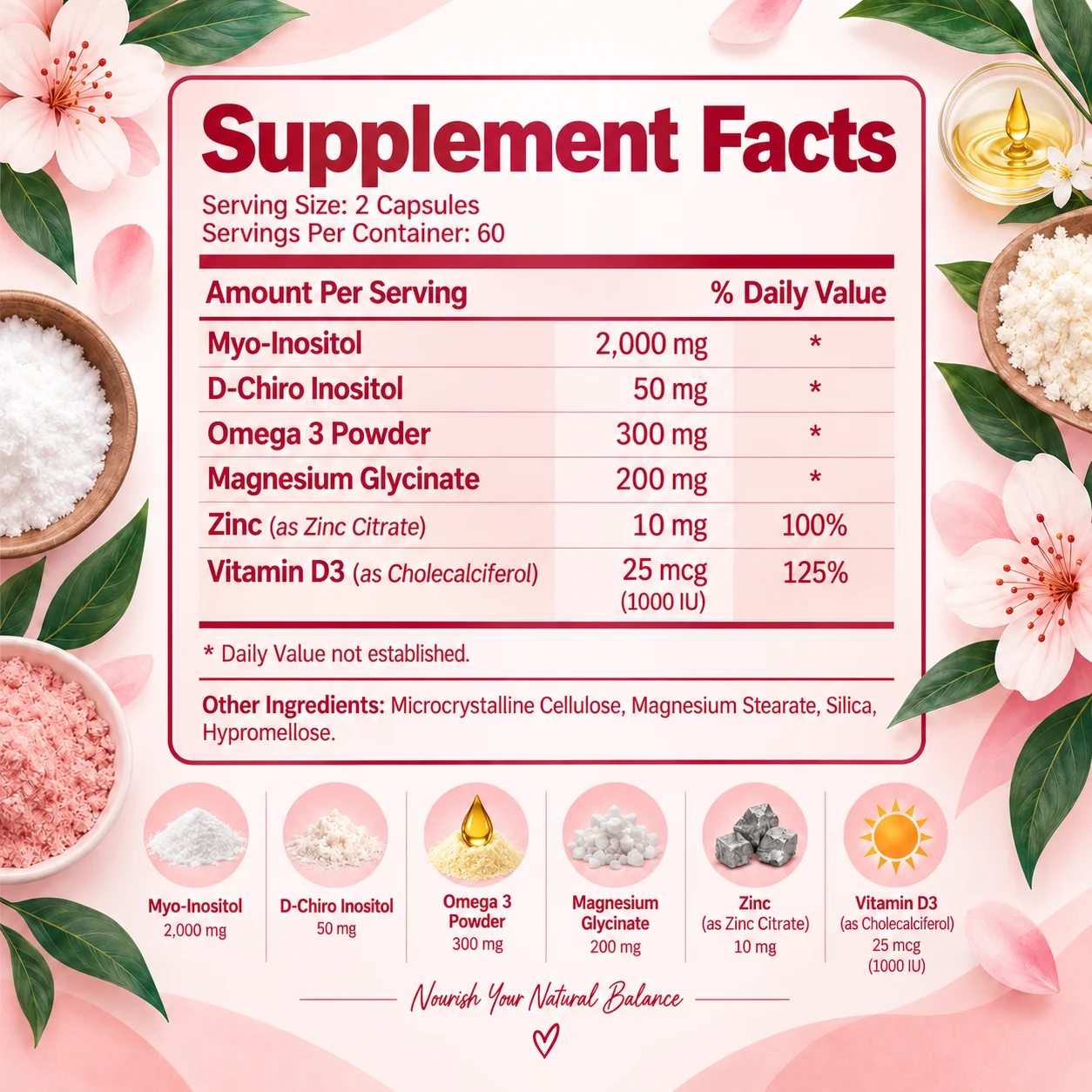 Hormone Hero Women's Daily Multivitamin - Hormonal Balance, Help Healthy, Beautiful Hair and Glowing Skin, Support Cell Energy