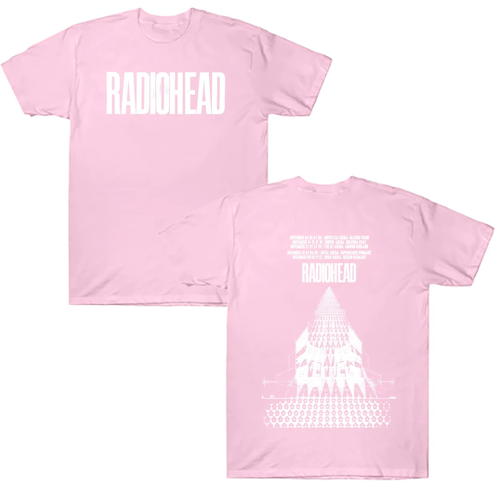 Radiohead Return To The Road European Tour T-Shirts Mode Baumwoll-T-Shirt Sommer Neu Harajuku Männer Frauen Streetwear Punk Trendy – Detail 6