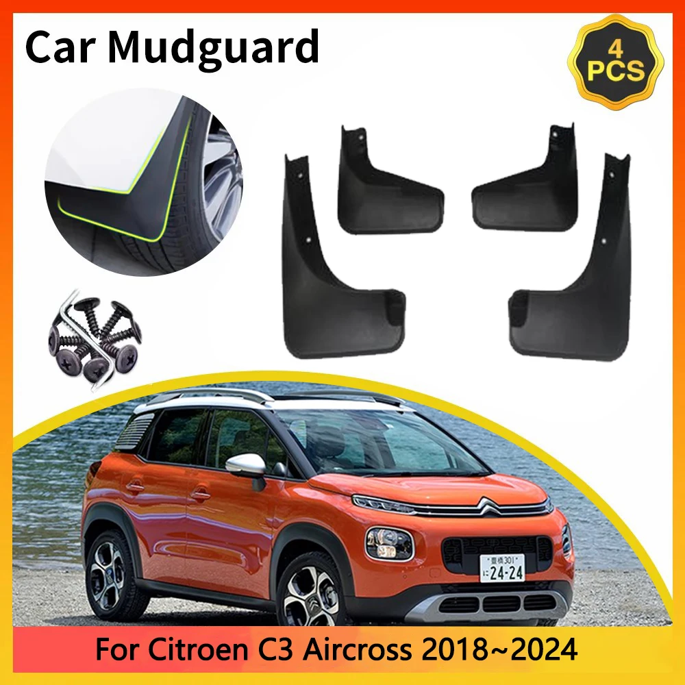 

Для Citroen C3 Aircross A88 MK1 2018 ~ 2024 2019 2020 2021 2022 автомобильные брызговики брызговики брызговики Fender Auto