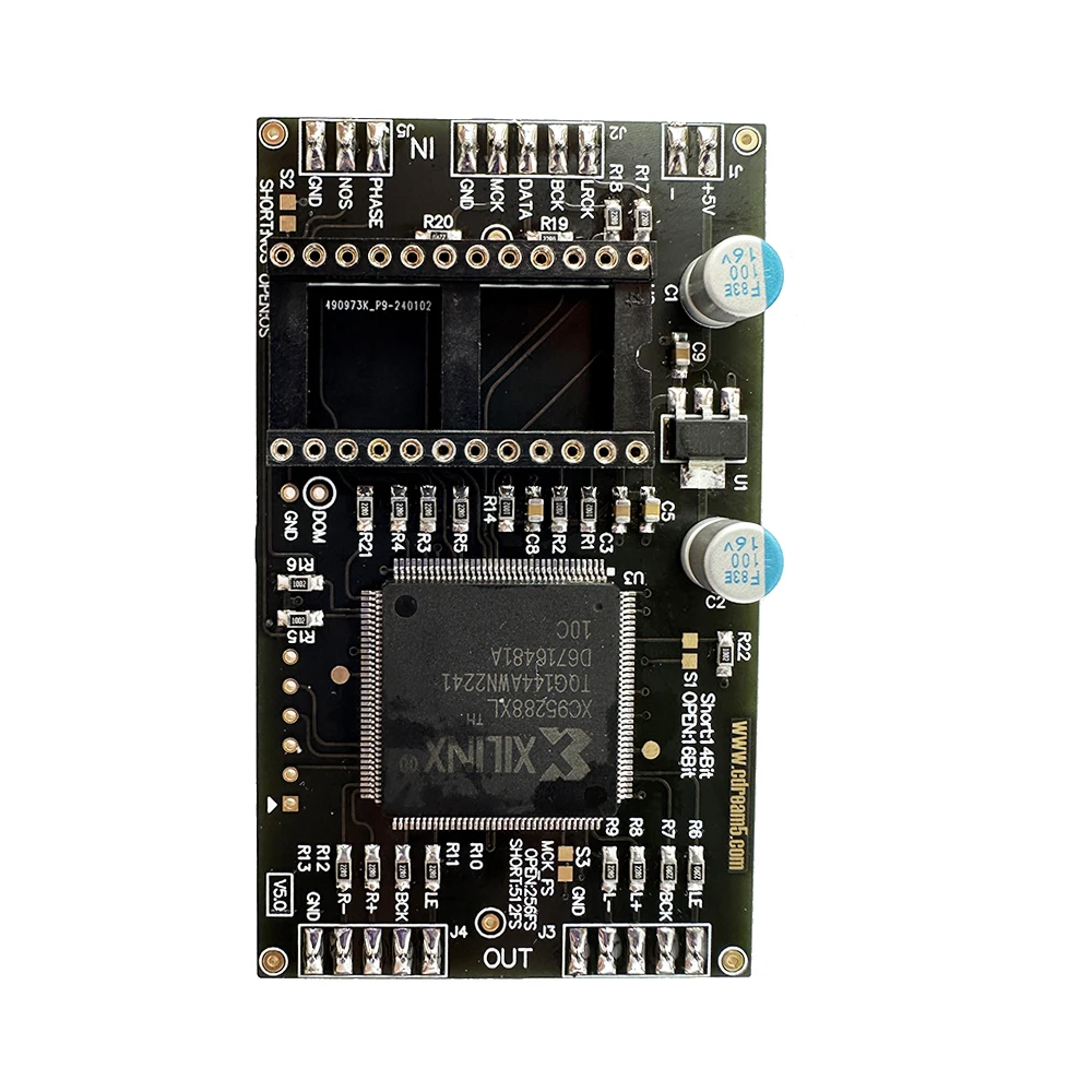 SAA7220 TDA1540 /TDA1541 modulo Driver di conversione formato NOS/OS Switching 384K/24bit per Raspberry Pi