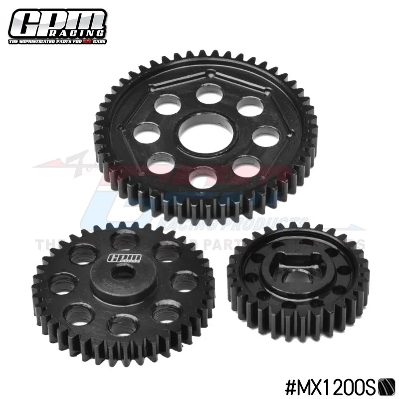 GPM 중형 탄소강 변속기 기어 세트, LOSI 1/4 Promoto-MX 오토바이 LOS262007