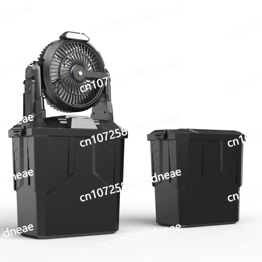 20,000 mAh Rechargeable Battery Powered Camp Cooling Fan New Portable Spray Fan Light