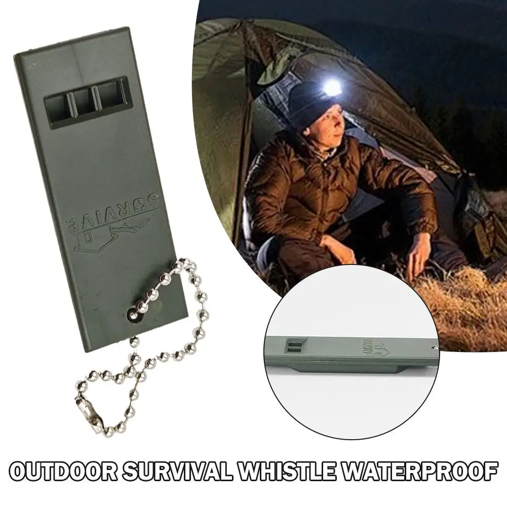 Fischietto di sopravvivenza di emergenza portatile Bussola Termometro Arbitro Cheerleader Fischietto Articoli sportivi Escursione di campeggio Attrezzi da esterno