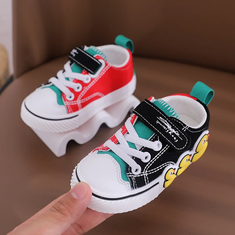 Kid Canvas Shoe Colored Cartoon Boy Girl Shoe 2023 Spring New Comfortable Breathable Kids Shoe Versatile Casual Shoe Ennis Shoes